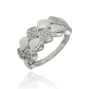 Fehér arany gyűrű 55-ös méret - B9969_4I